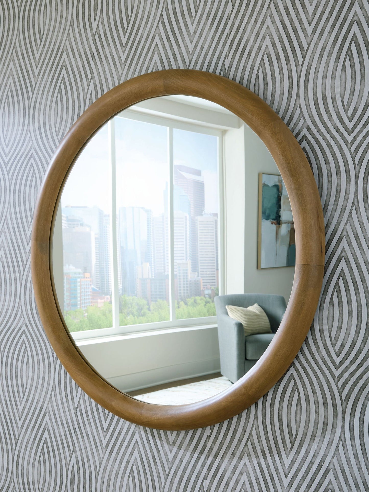 Yadiel - Marron - Miroir d'appoint