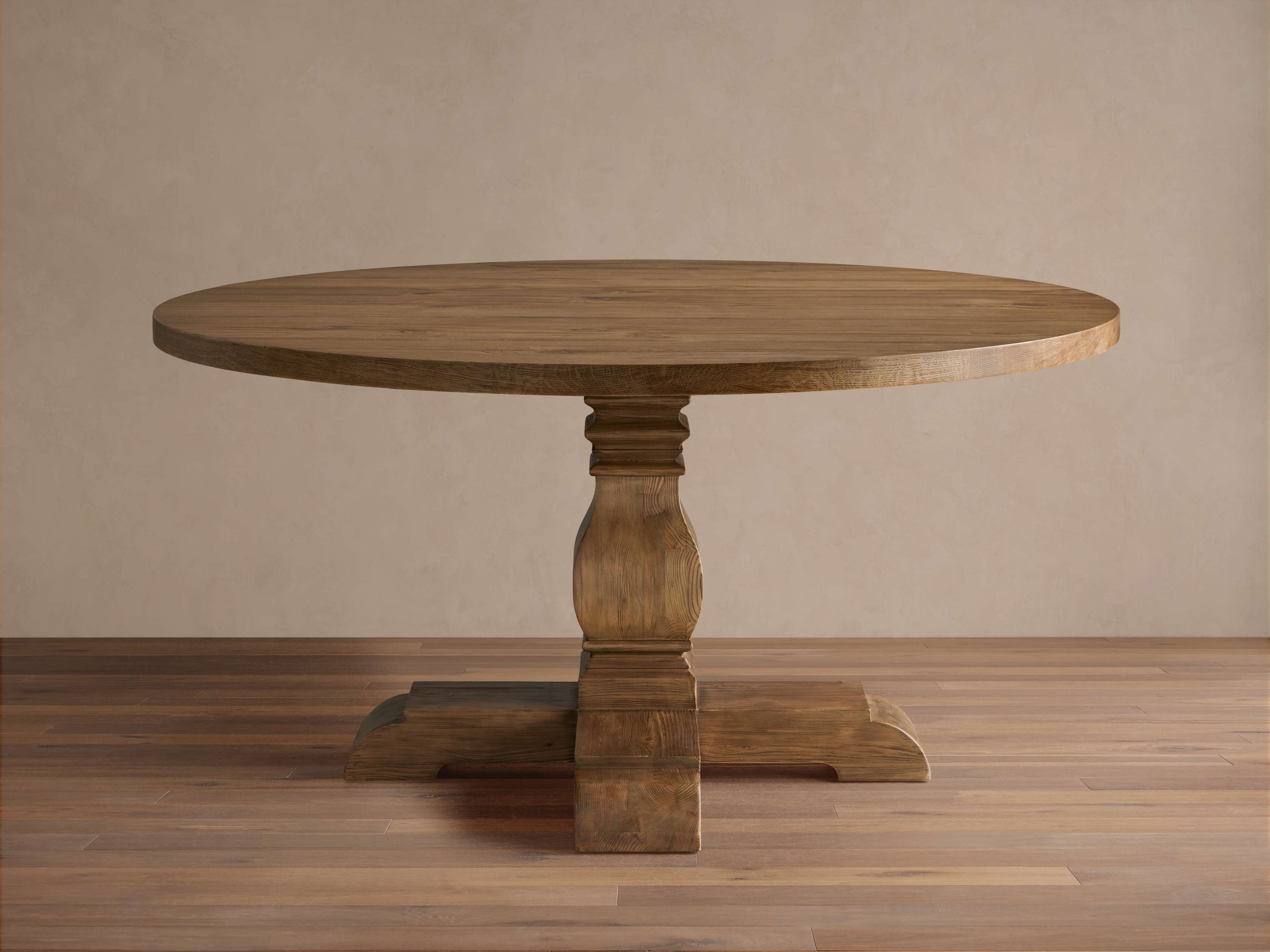 Table à manger ronde Kensington en bois récupéré