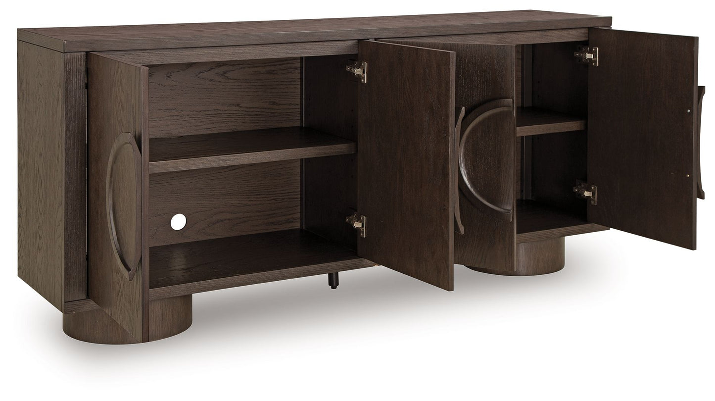 Veeda - Marron foncé - Meuble d'appoint