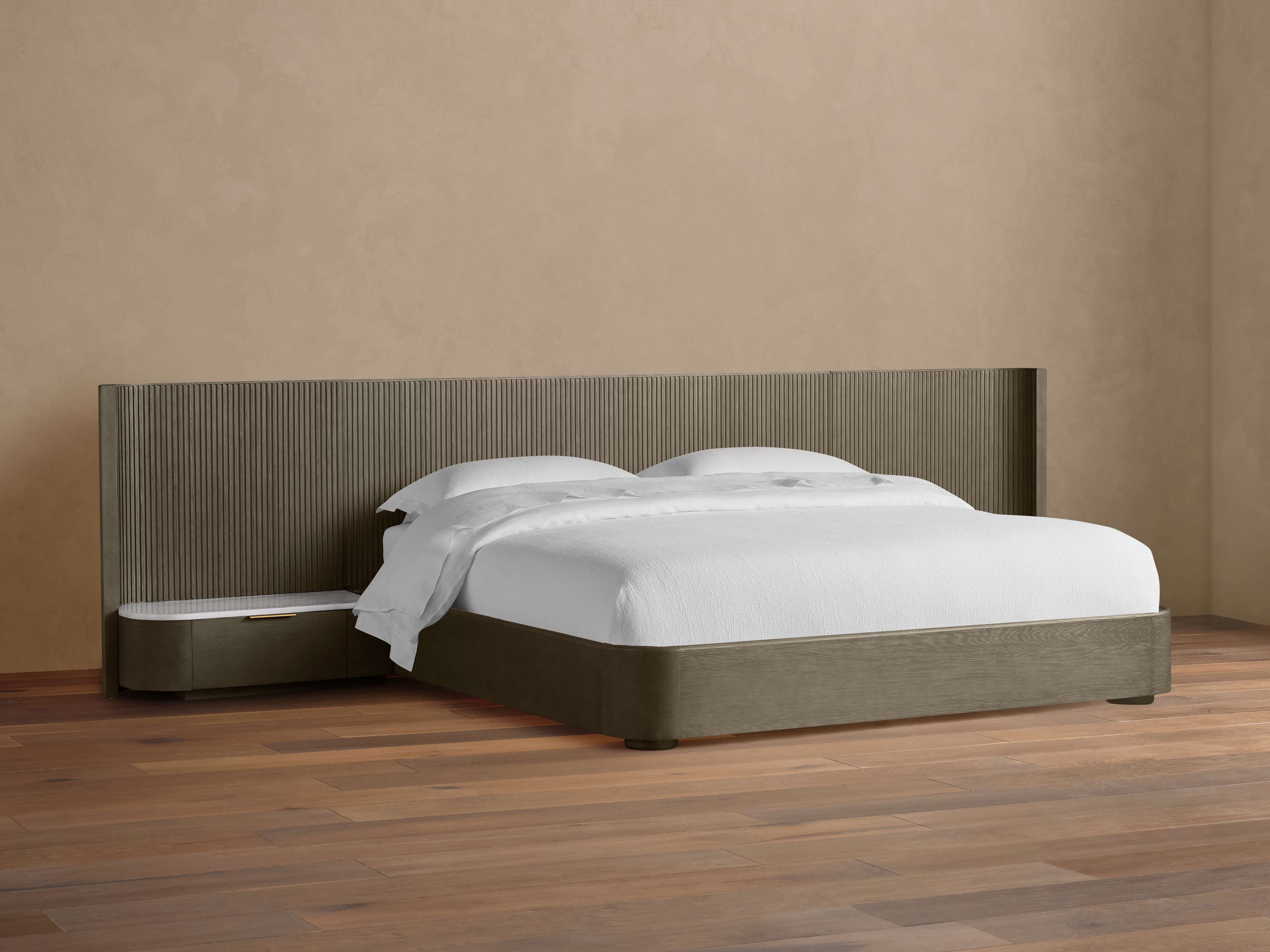 Lit à tête de lit allongée Finnley