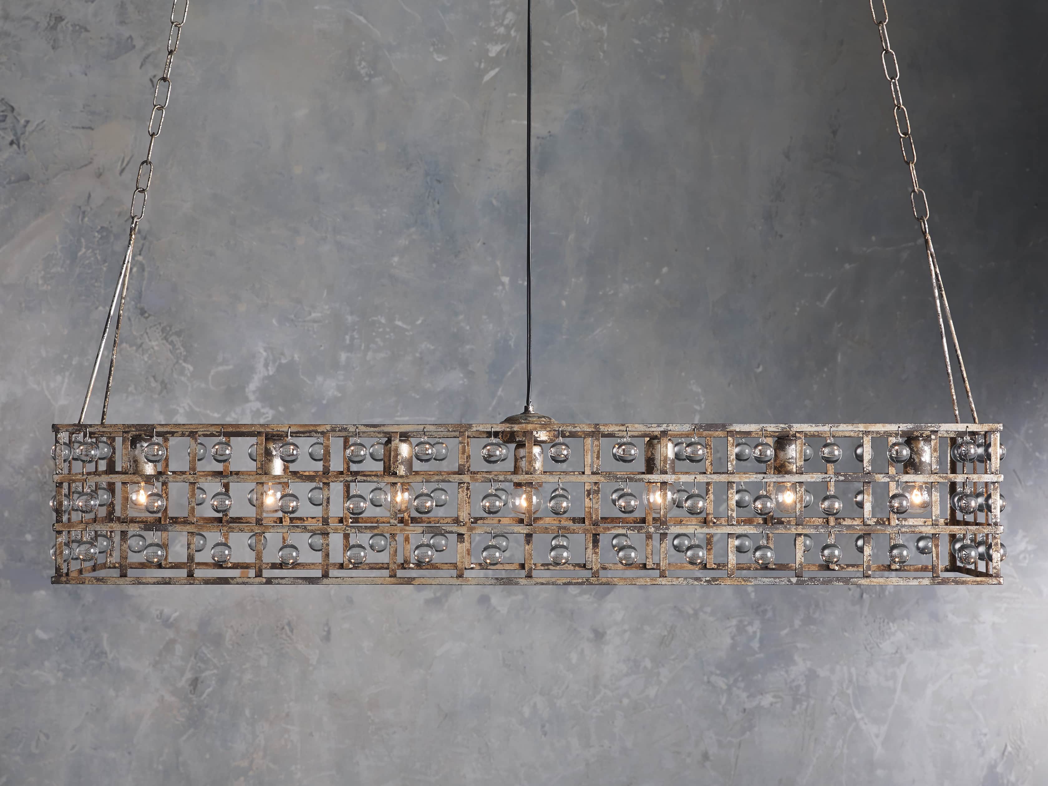 Lustre rectangulaire La Cage