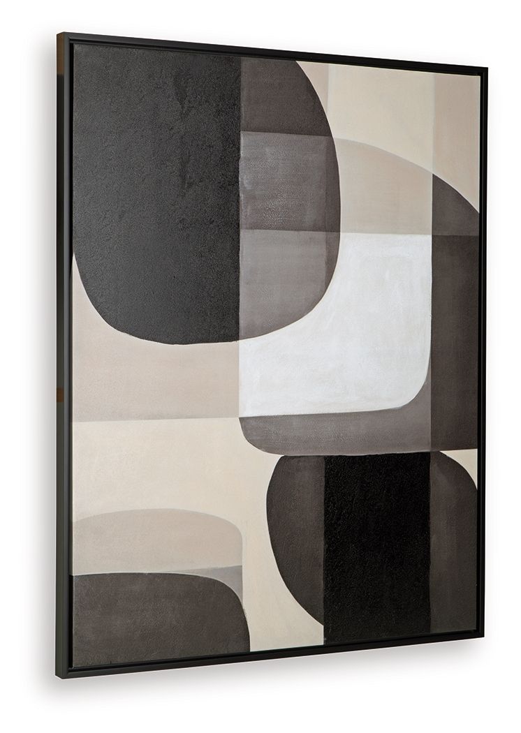 Kesleigh - Noir / Blanc - Art mural
