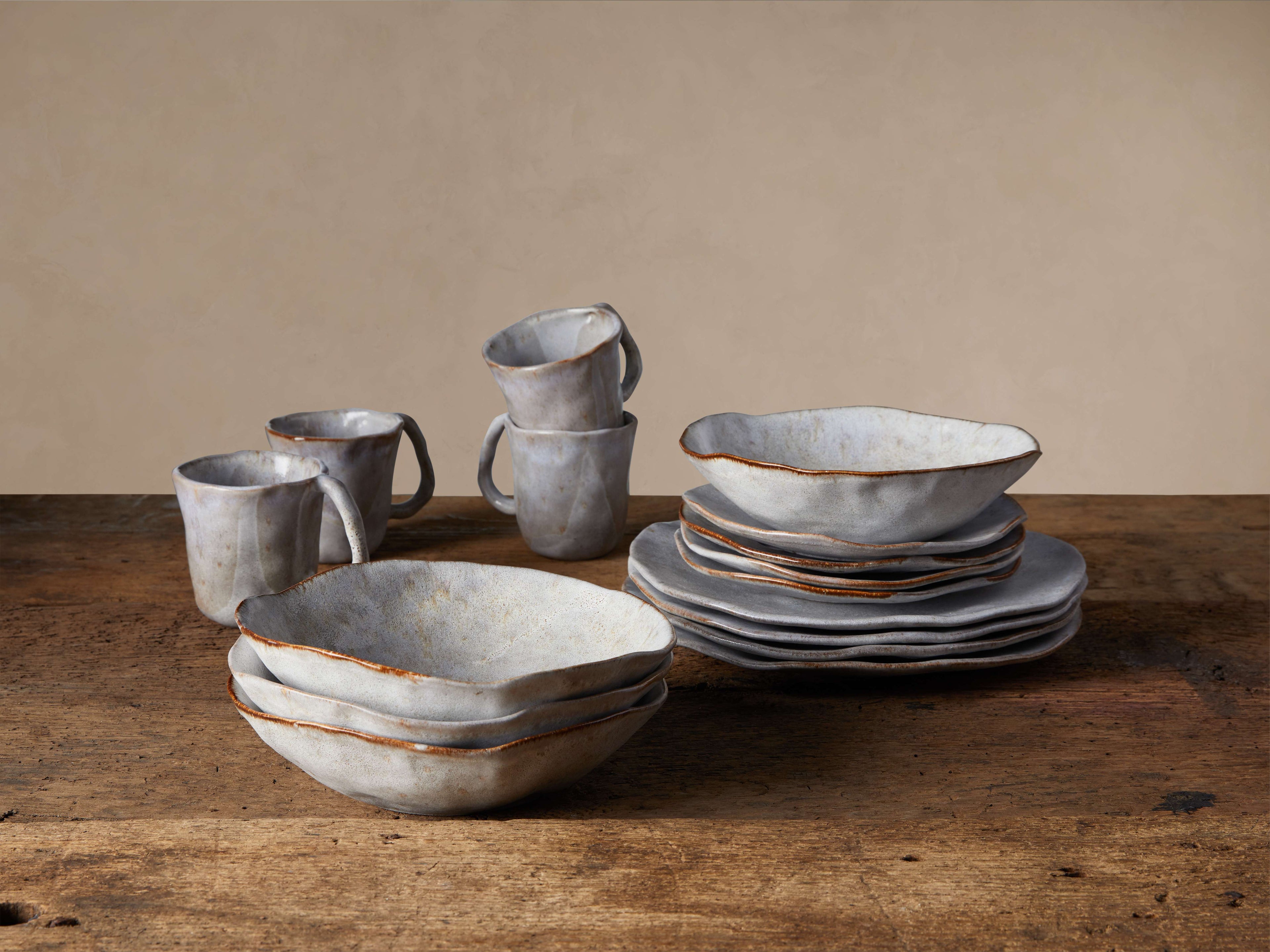 Vaisselle Skye avec bols à pâtes (lot de 16)