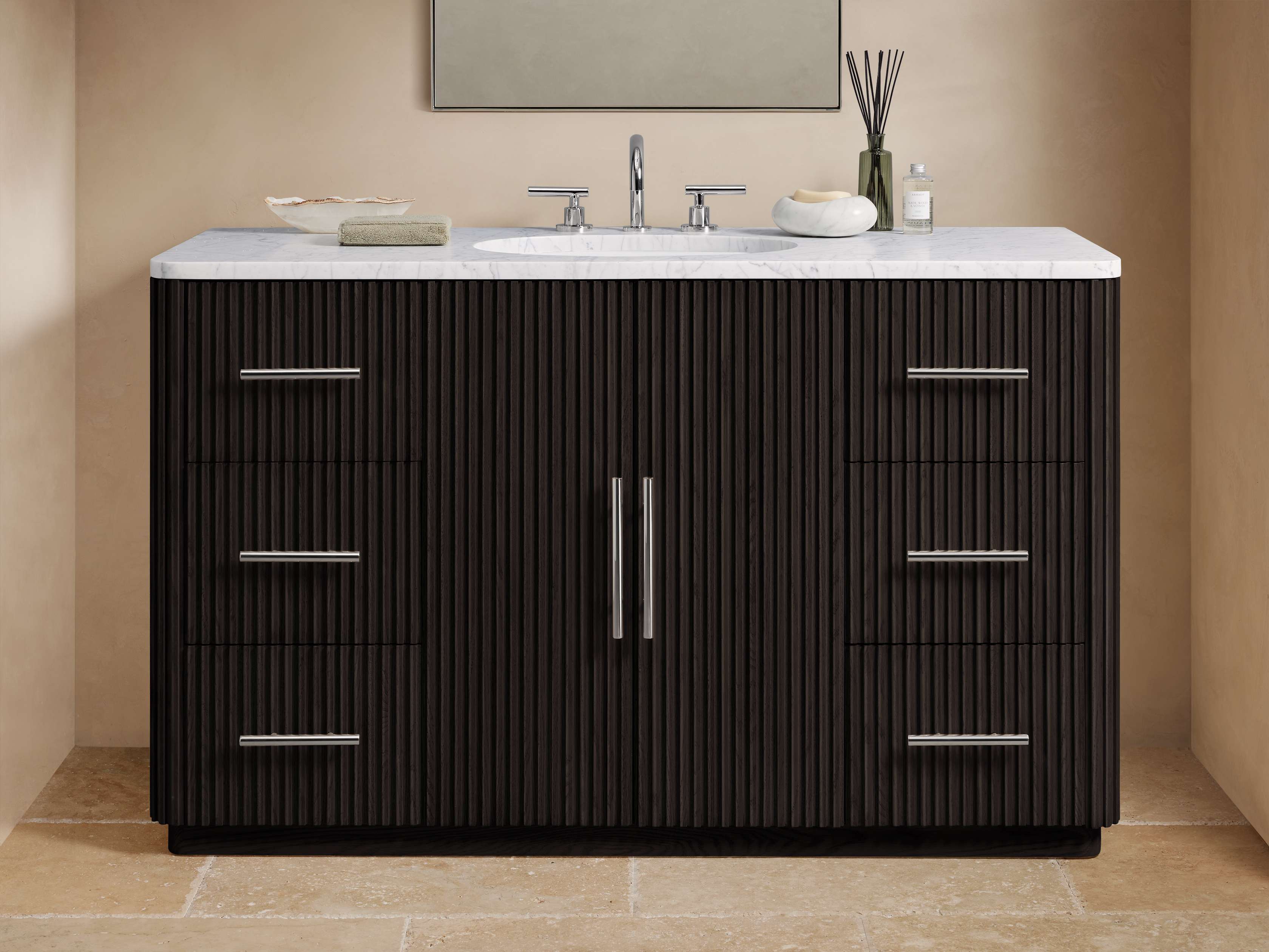 Meuble-lavabo simple large Finnley