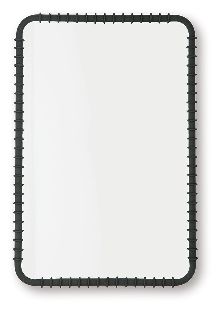 Judlow - Noir - Miroir d'appoint