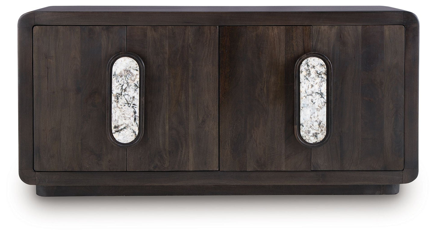 Elliston - Brun expresso - Meuble d'appoint