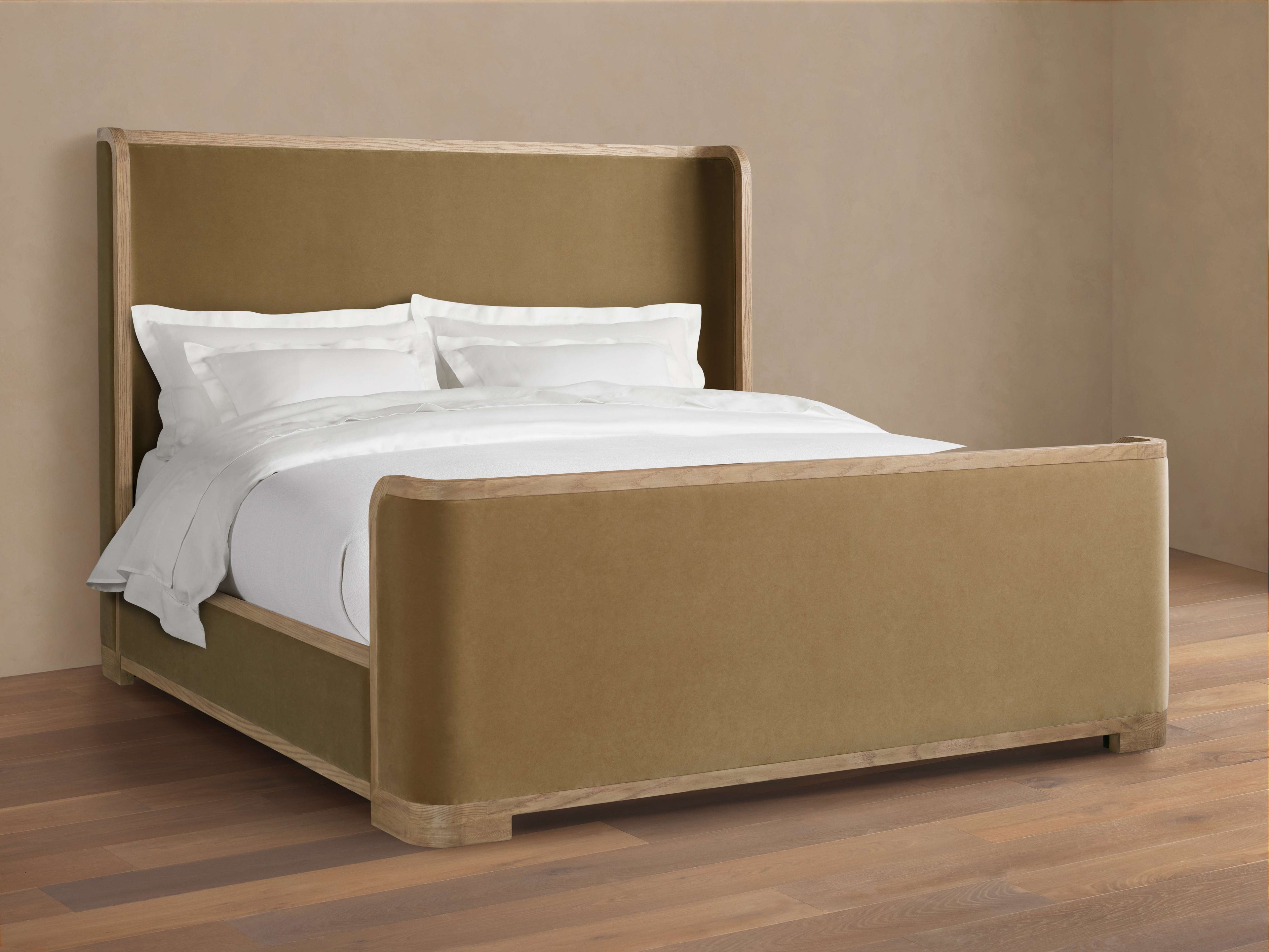 Lit abri courbé Darien avec pied de lit haut