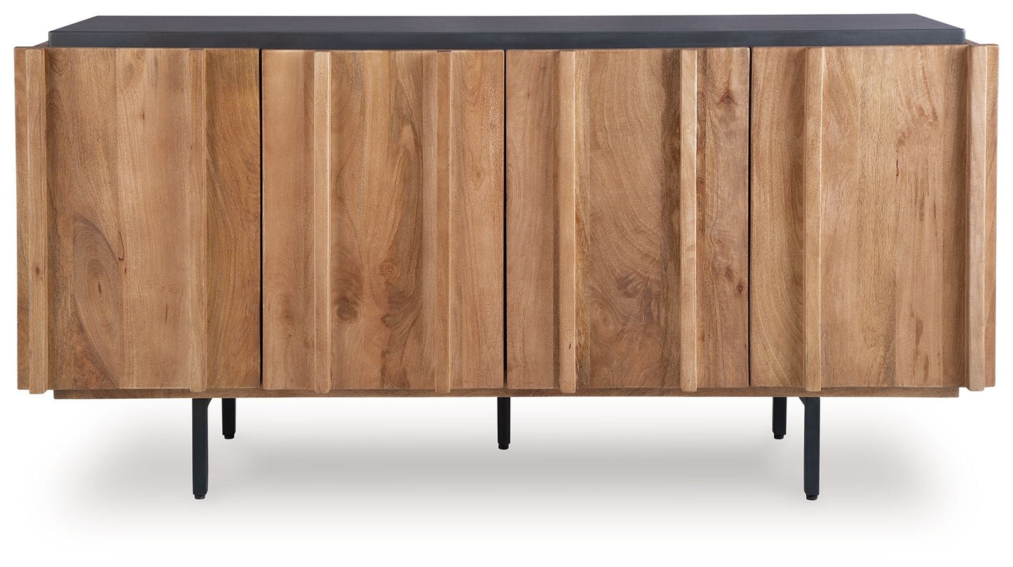 Quintavious - Marron / Anthracite - Meuble d'appoint