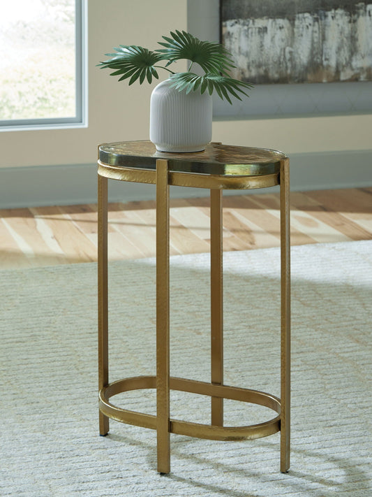 Porterville - Finition dorée - Table d'appoint