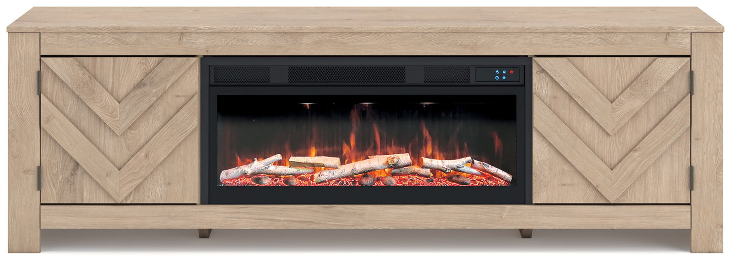 Cayboni - Meuble TV LG avec option cheminée