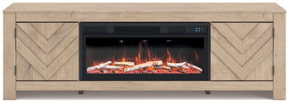 Cayboni - Meuble TV LG avec option cheminée