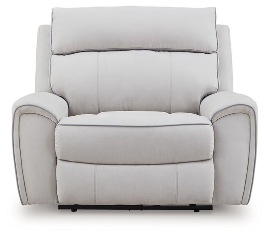 Social Pointe - Perle / Frêne - Fauteuil inclinable électrique / Appuie-tête réglable