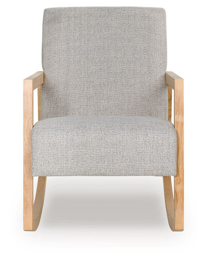 Wychworth - Gris / Naturel - Fauteuil d'appoint