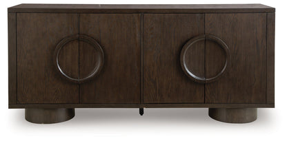 Veeda - Marron foncé - Meuble d'appoint