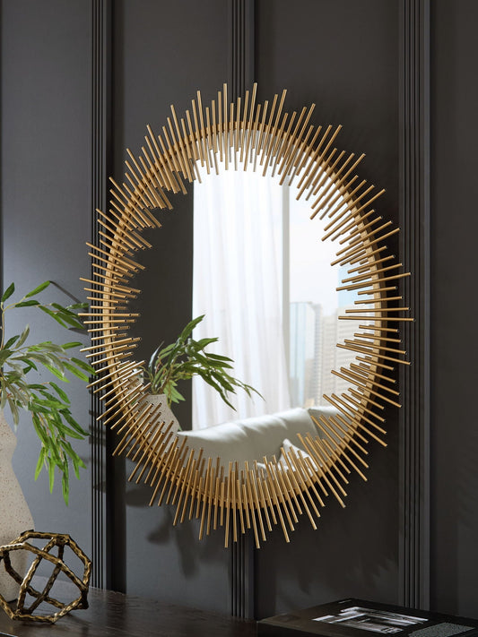 Wainport - Finition dorée - Miroir décoratif