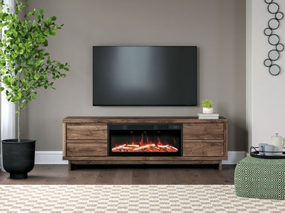 Zadilyn - Meuble TV avec option cheminée