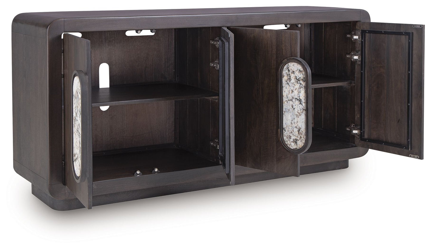 Elliston - Brun expresso - Meuble d'appoint