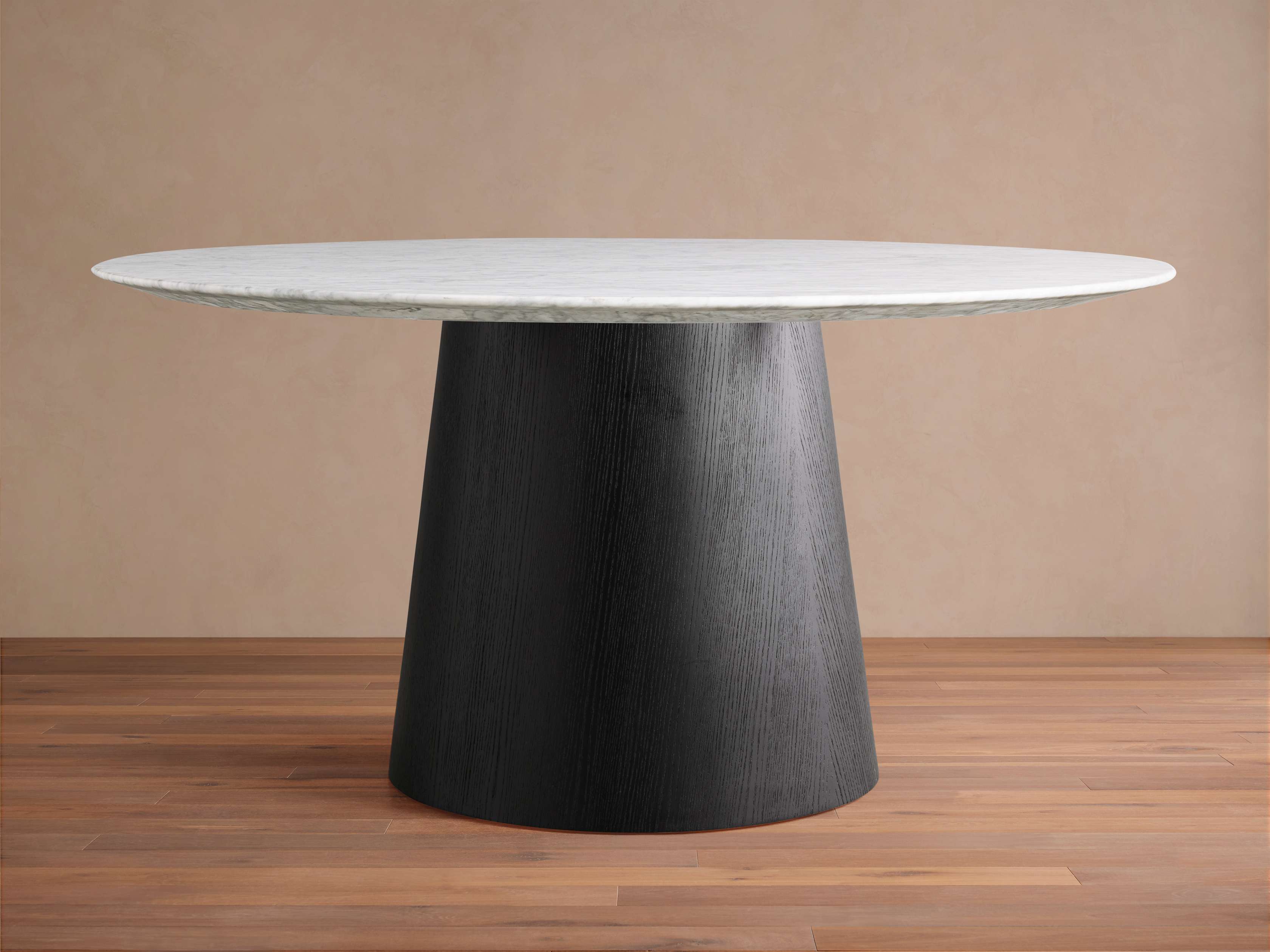 Table à manger ronde en pierre Saint Germain avec base Toulouse