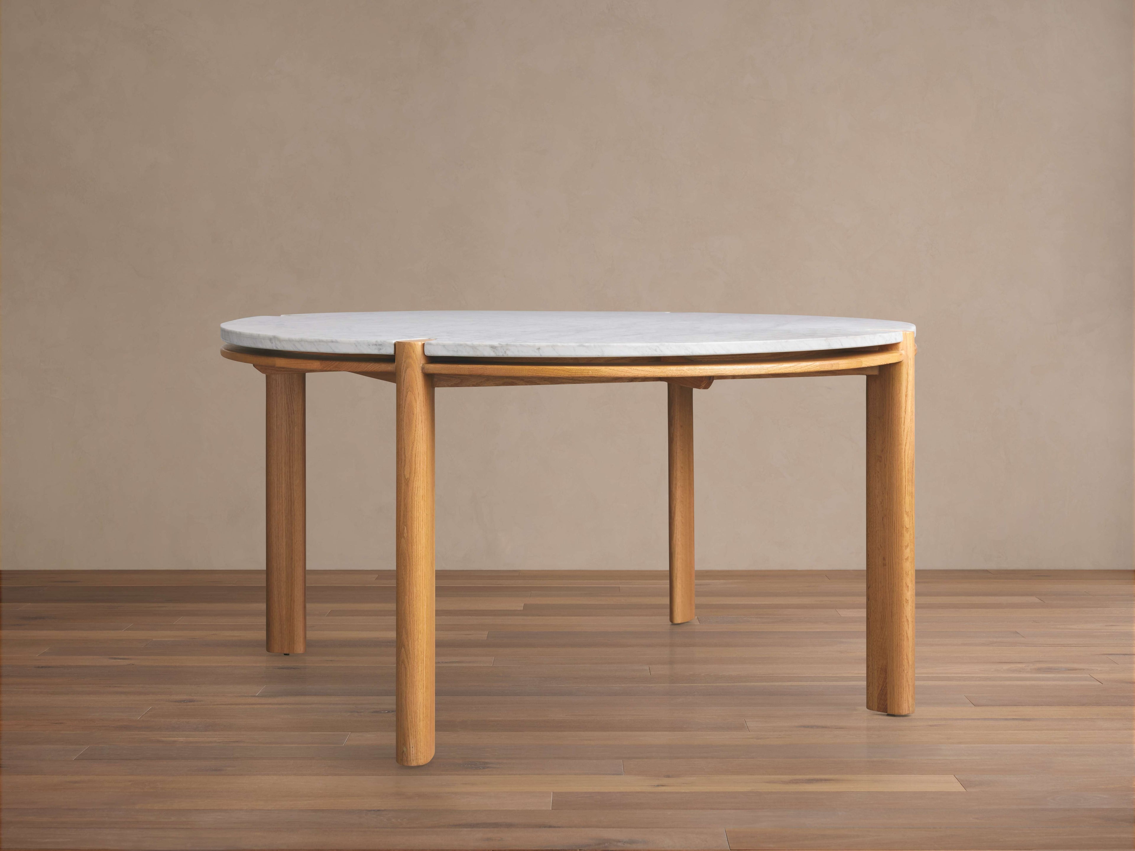 Table à manger ronde Pyet 48 en Carrare