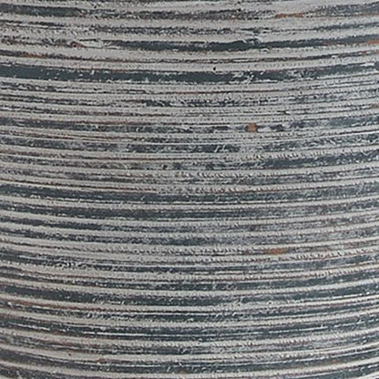 Lawrock - Lampe de table en terre cuite bleu antique