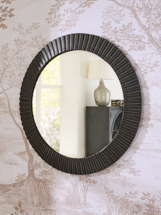 Ozias - Noir - Miroir d'appoint