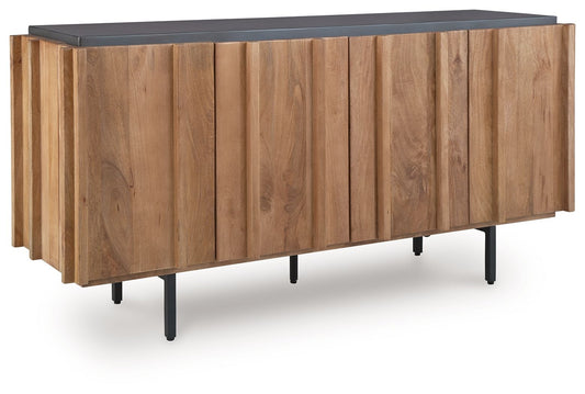 Quintavious - Marron / Anthracite - Meuble d'appoint