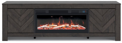 Cayboni - Meuble TV LG avec option cheminée