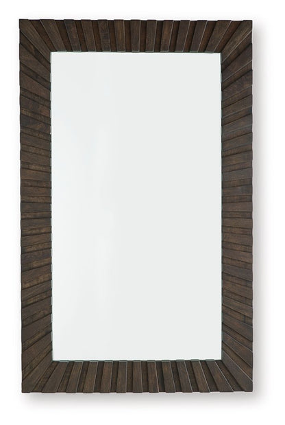 Advin - Marron foncé - Miroir décoratif