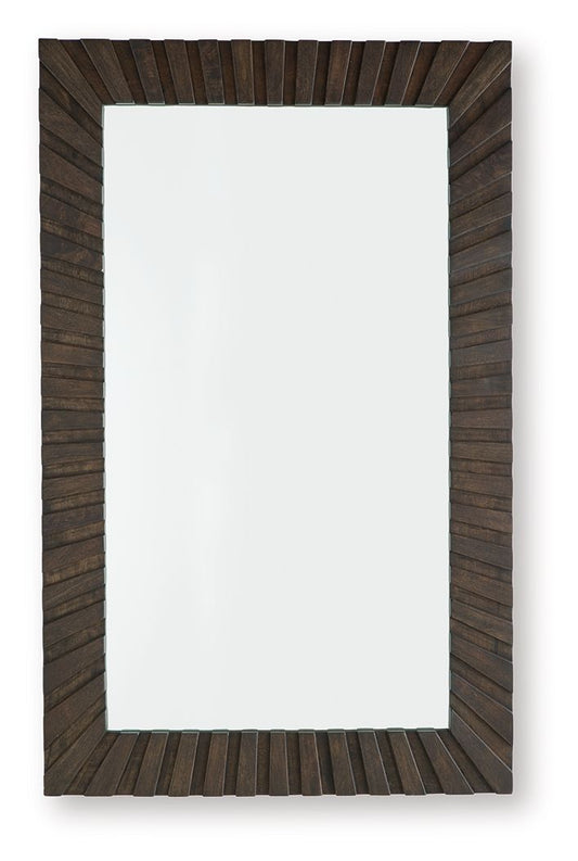 Advin - Marron foncé - Miroir décoratif