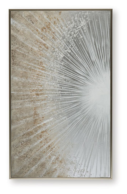 Waldard - Gris / Taupe / Blanc - Décoration murale
