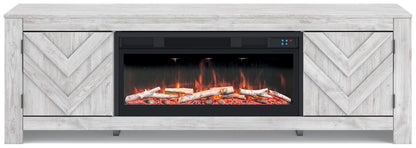 Cayboni - Meuble TV LG avec option cheminée