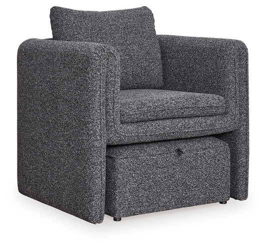 Vreni - Anthracite / Noir - Fauteuil d'appoint