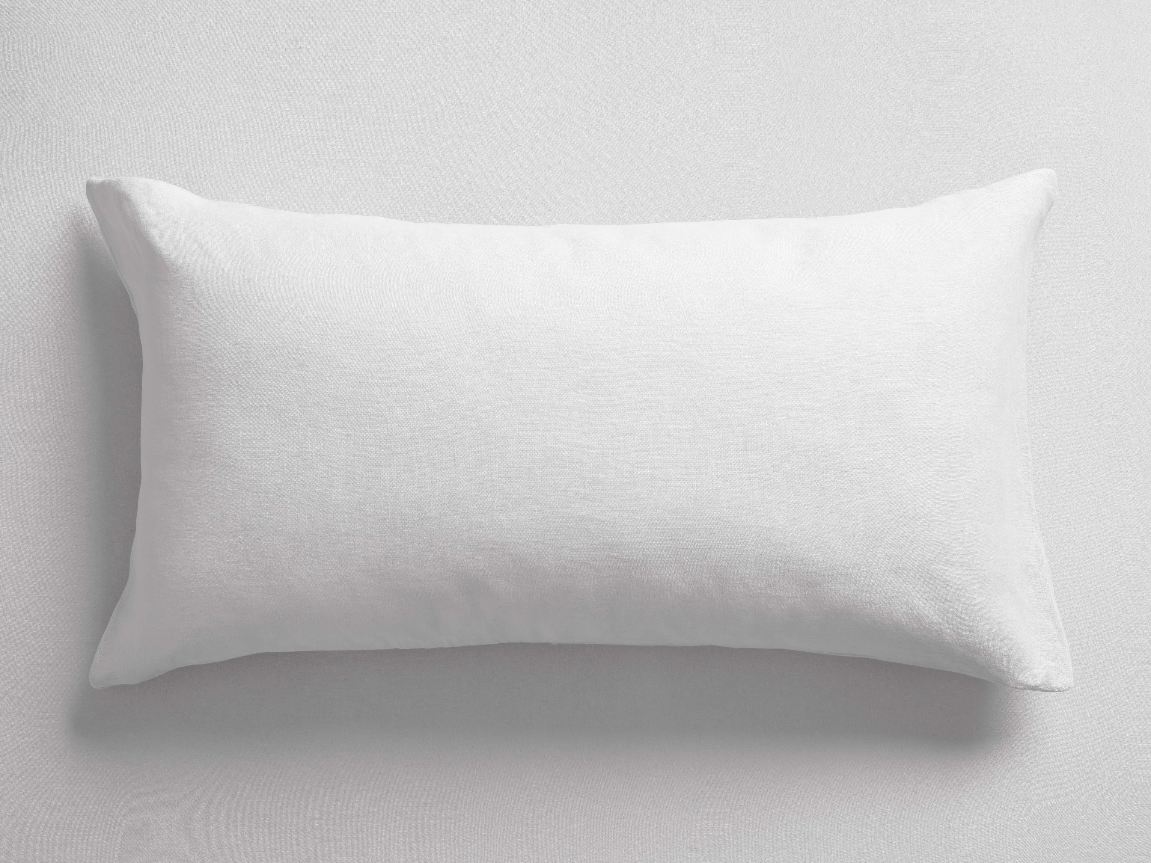 Housse de coussin en lin teint en pièce italienne