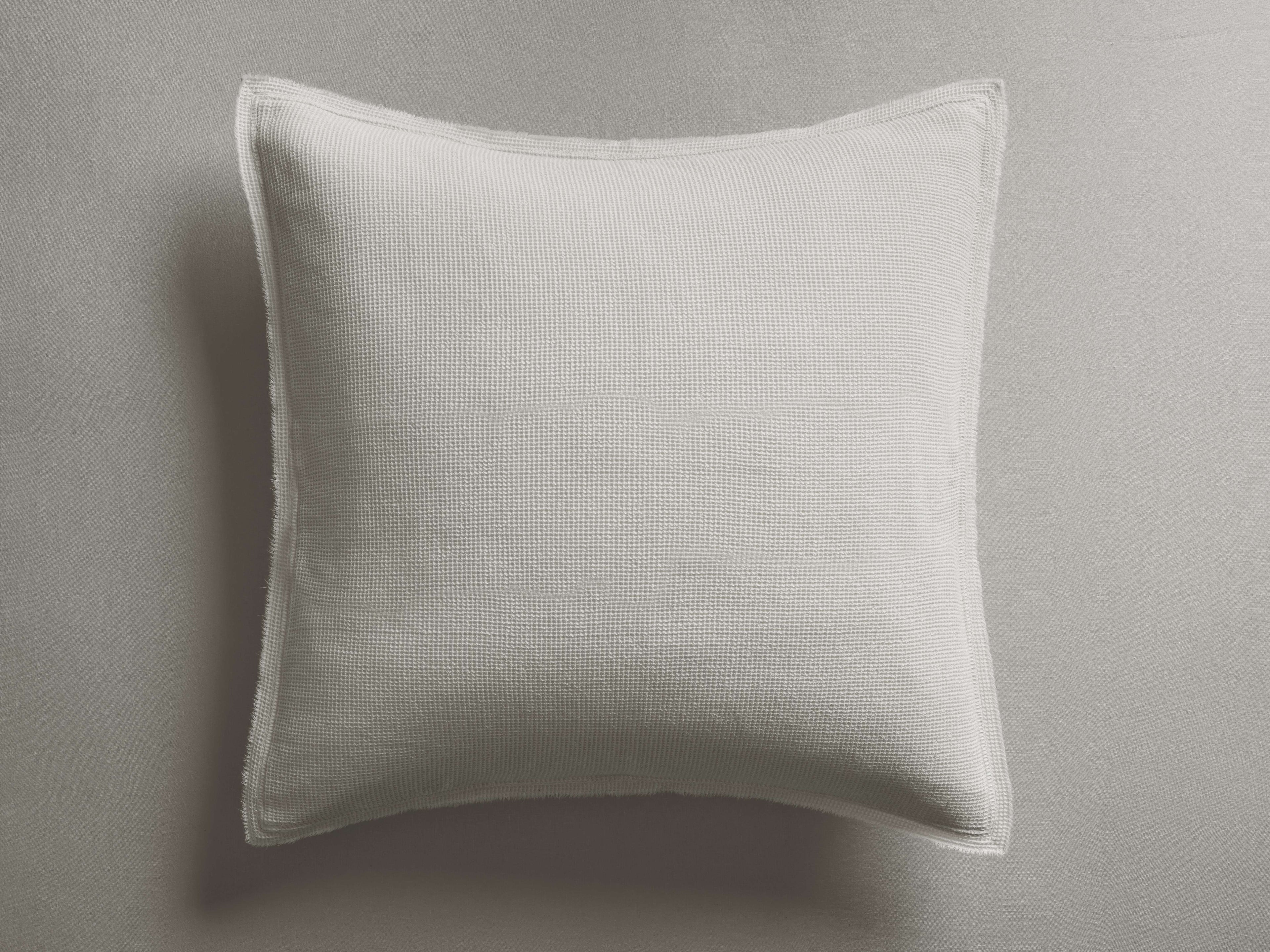 Taie d'oreiller gaufrée lavée