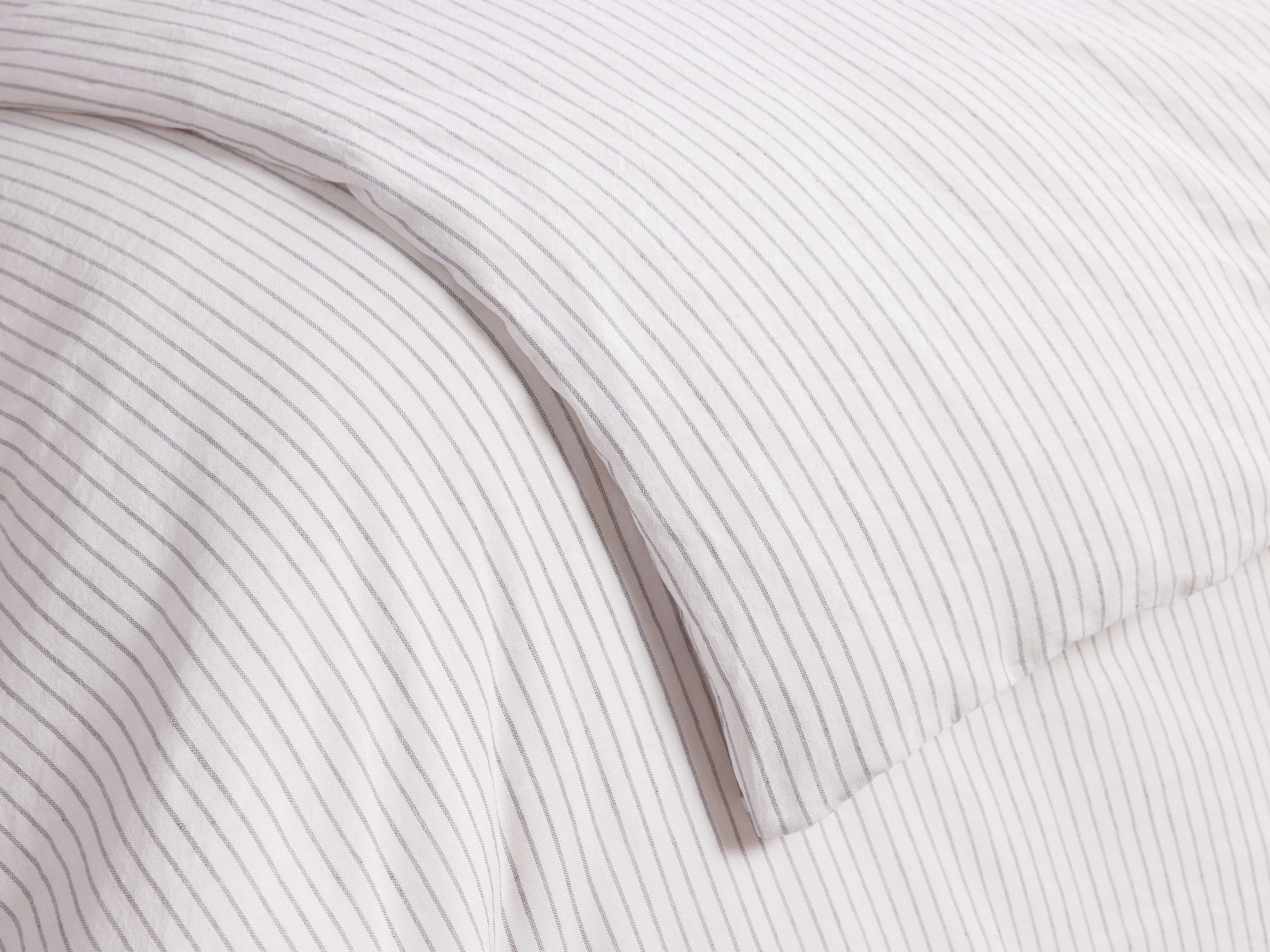 Couette à rayures en fil teint italien