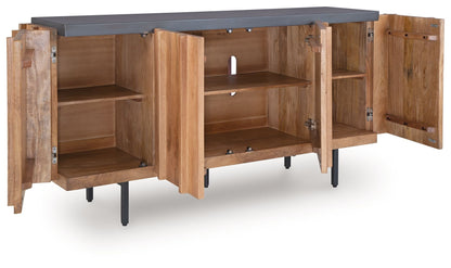 Quintavious - Marron / Anthracite - Meuble d'appoint