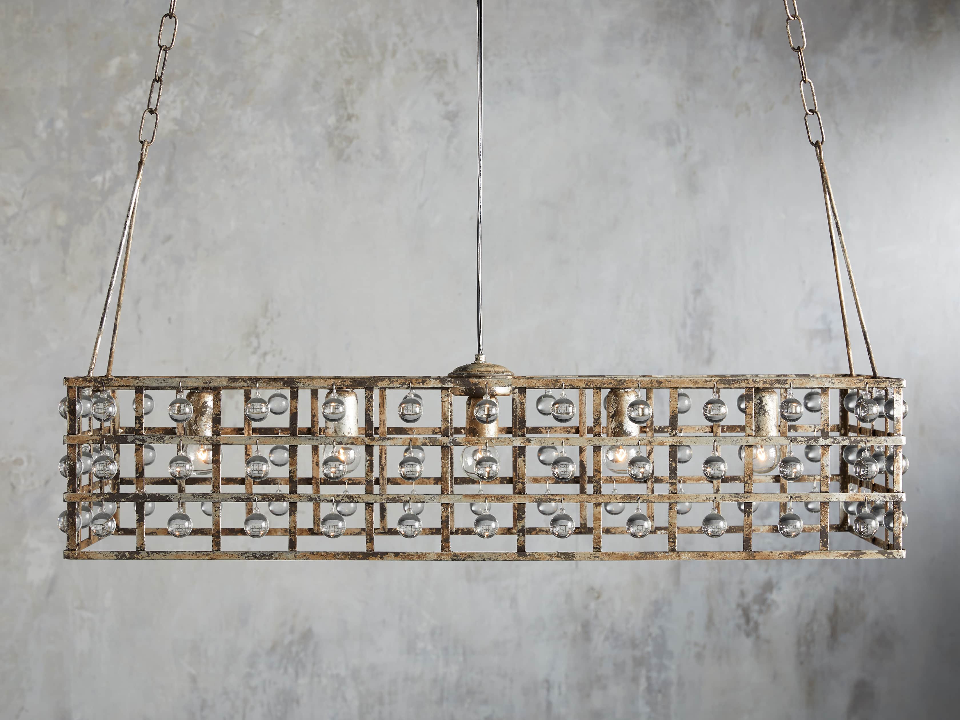 Lustre rectangulaire La Cage 41