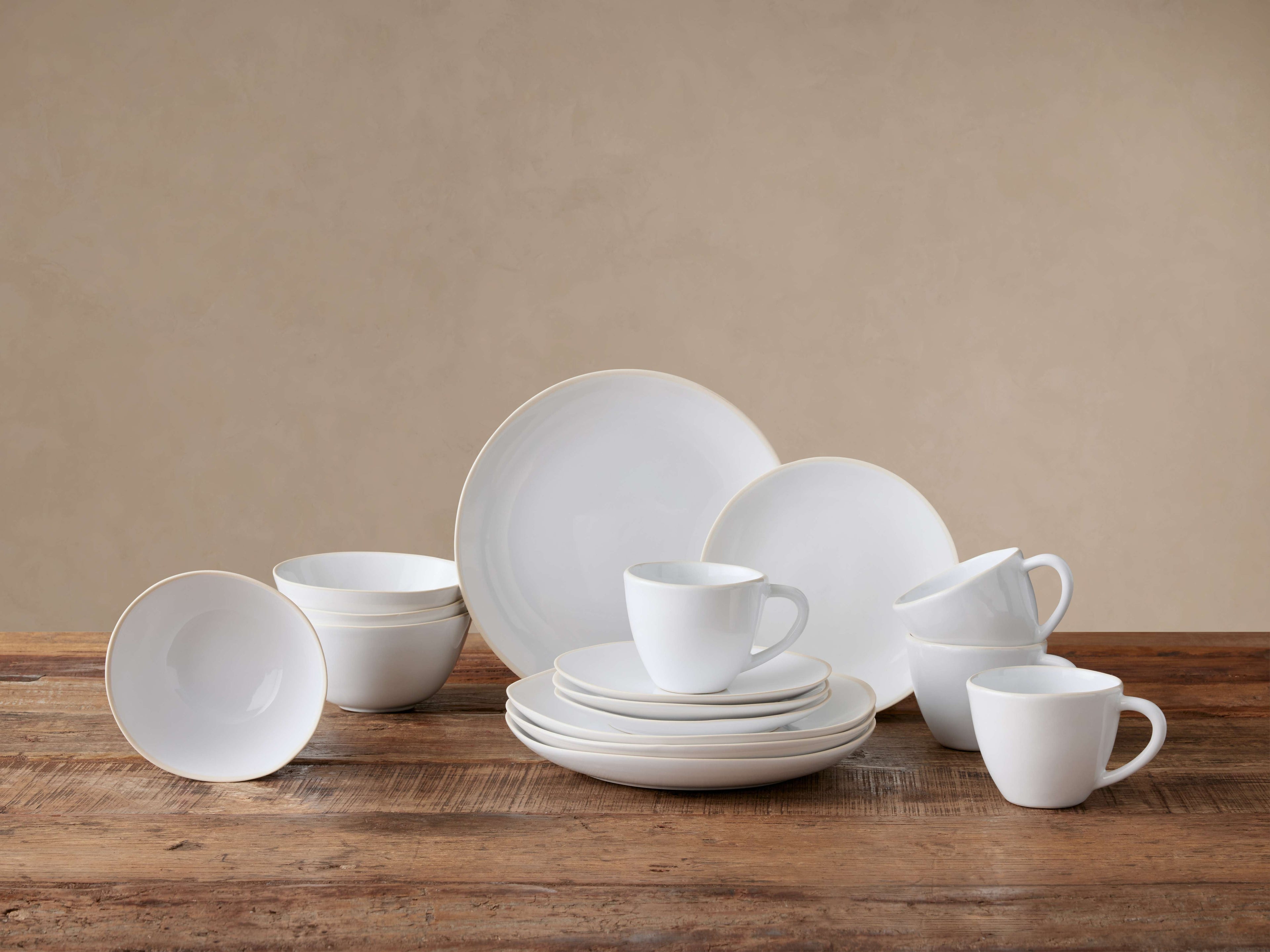 Vaisselle Evora avec bols à céréales (lot de 16)