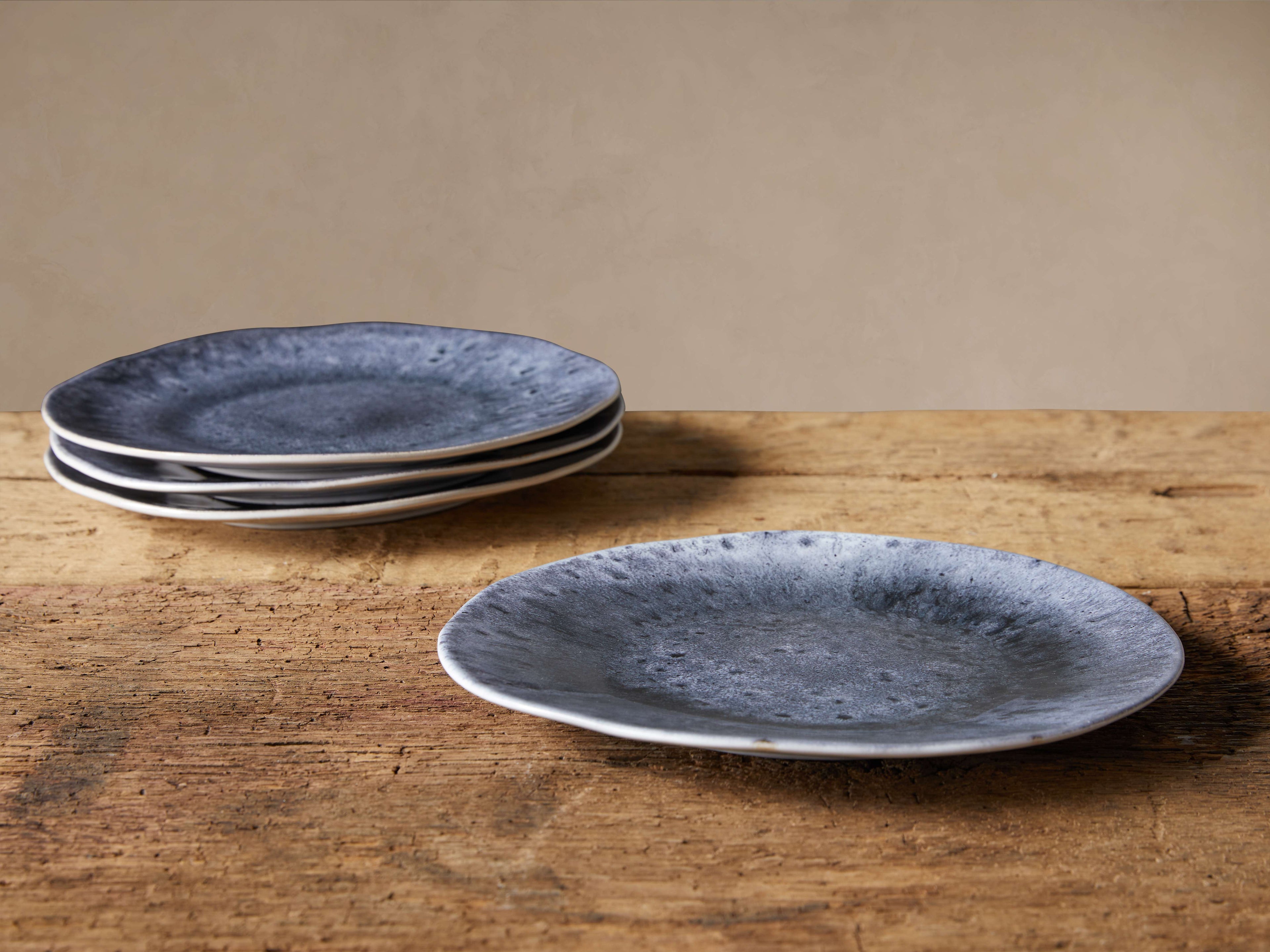 Assiettes plates Luna (lot de 4)