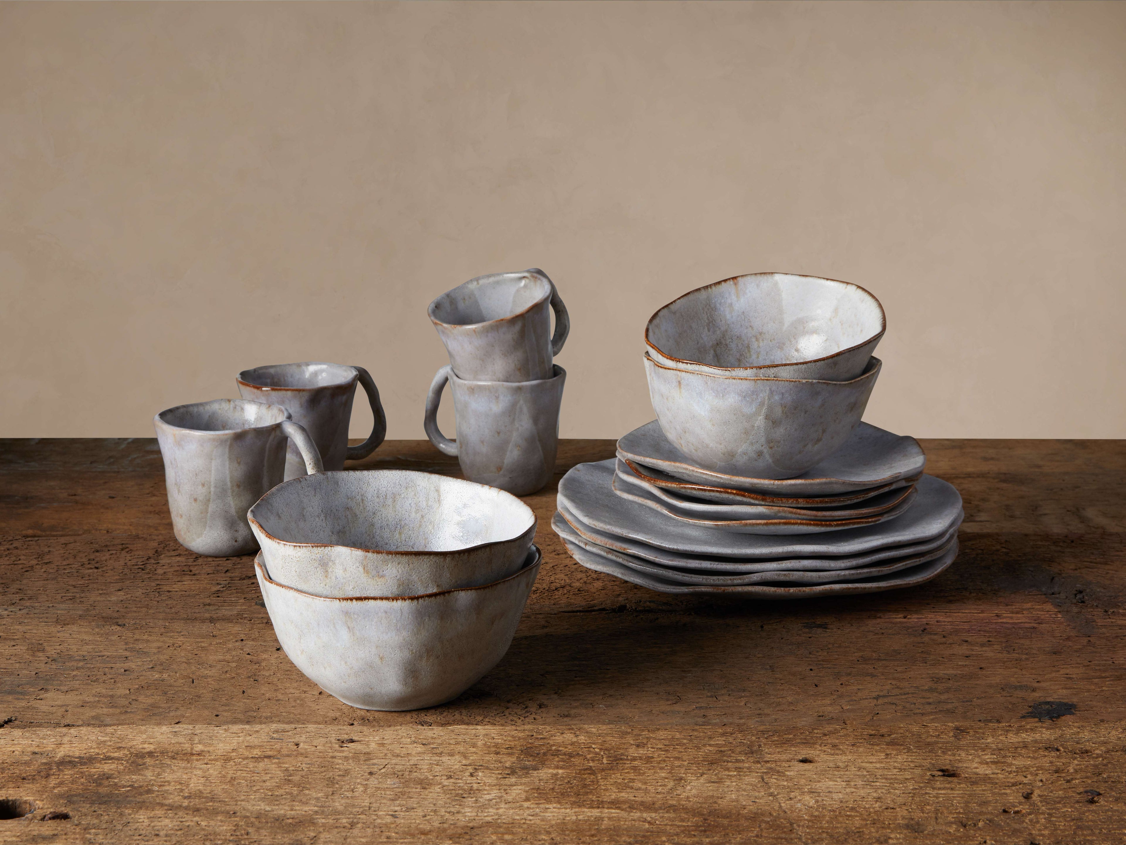 Vaisselle Skye avec bols à céréales (lot de 16)