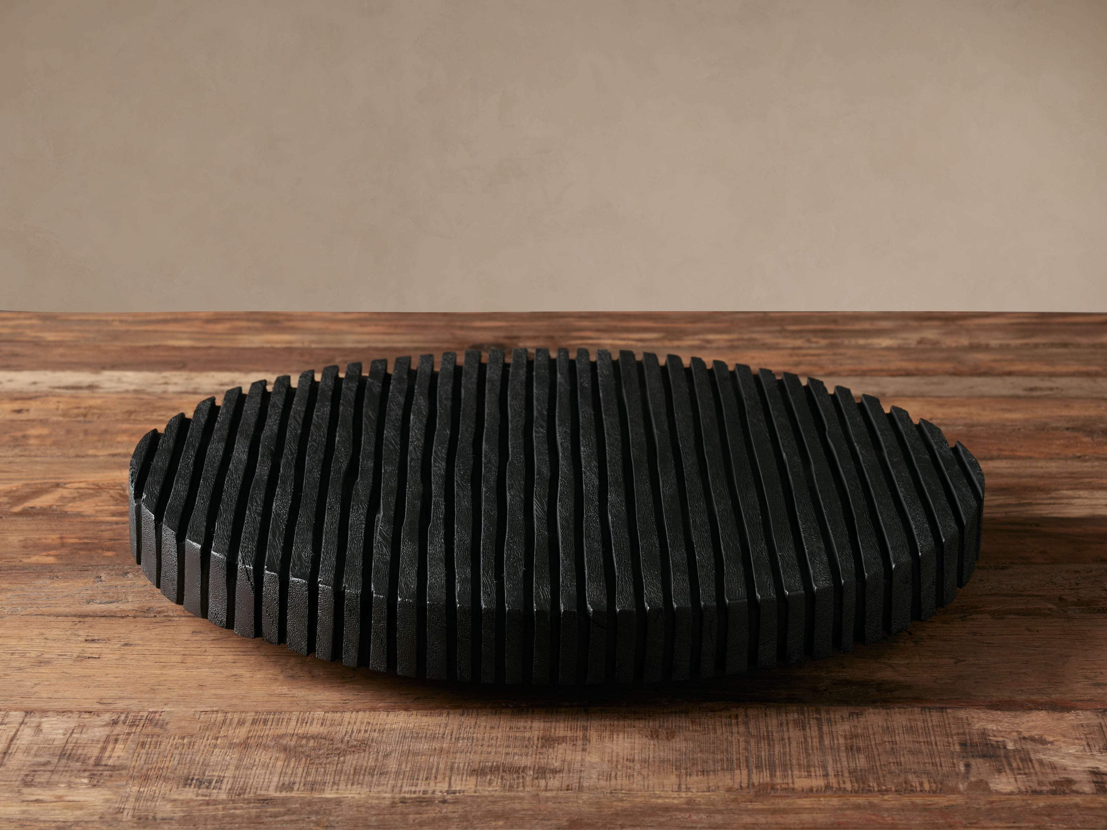 Plateau tournant à lattes