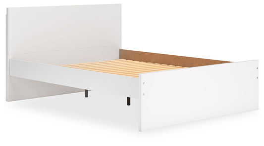 Onita - Blanc - Lit plateforme Queen