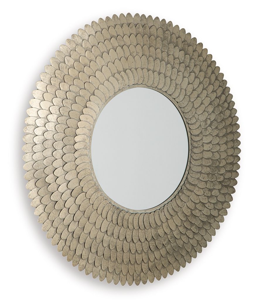 Wrightmund - Finition Champagne - Miroir d'appoint