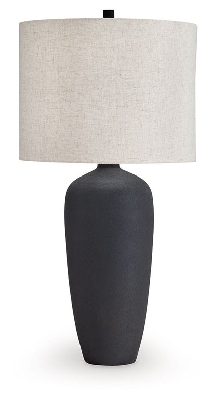 Ryenburg - Noir - Lampe de table en métal