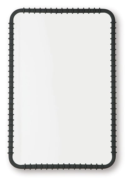 Judlow - Noir - Miroir d'appoint