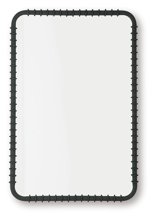 Judlow - Noir - Miroir d'appoint