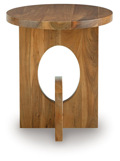 Hollbourne - Marron - Table d'appoint