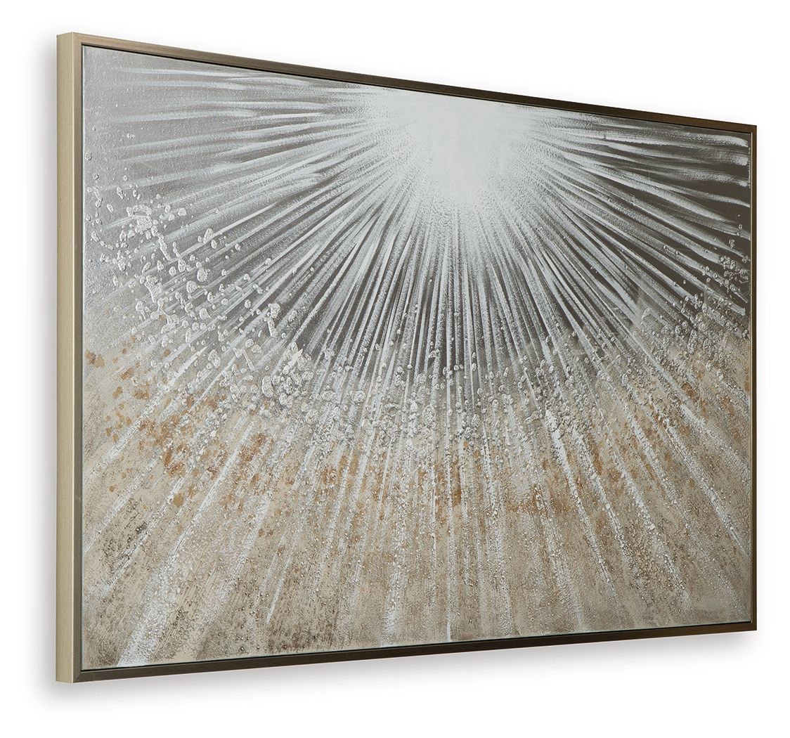 Waldard - Gris / Taupe / Blanc - Décoration murale