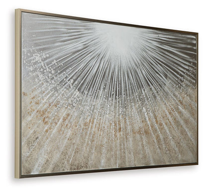 Waldard - Gris / Taupe / Blanc - Décoration murale