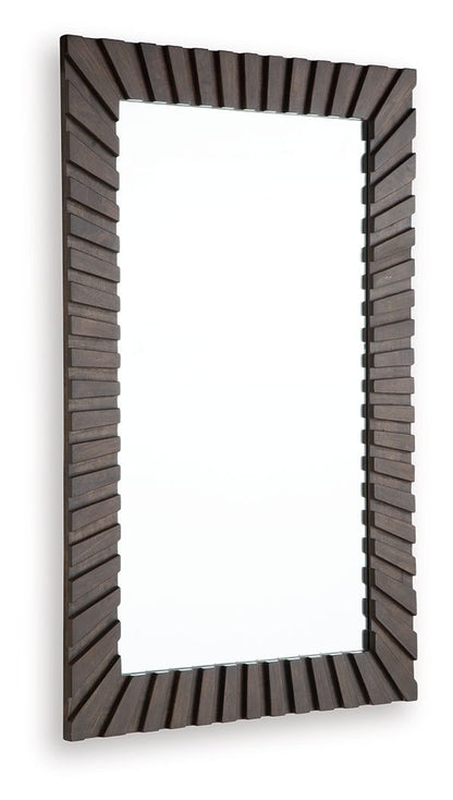 Advin - Marron foncé - Miroir décoratif
